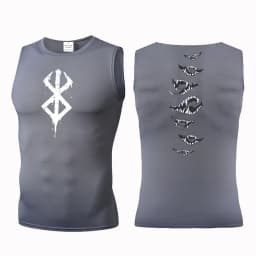 Y2K Compression T Shirt Men Workout Top Summer Sports Tights Running Tank Top Quick Dry Fitness Tank Top Skinny Vest Tight Tank