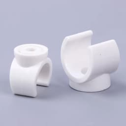 "20mm PVC Water Pipe Clamps Connectors - Secure fit for 0.5/0.79 Inch OD Pex Tubing, TV Trays and Hose Support, Pack of 20."