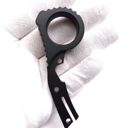 Black Aluminium Alloy Signet Ring for Knife Handle Parts, Just Suitable for Genuine C10/C11