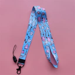 Beautiful Cartoon Styles Lanyard for Key Neck Strap Card ID Badge Holder Key Chain Key Holder Accessories