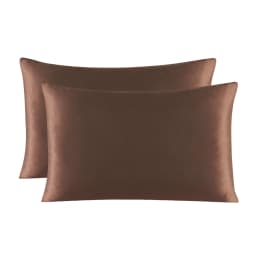 1pair Zipper Pillowcase Both Sides 100% Mulberry Nature Silk Pillow Case For Healthy Single Pillow Cover