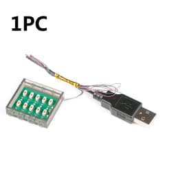 1PC DIY 1x4 Building Block Lamp Street Light Electric Decorate 1X1 LED Brick USB City Lighting
