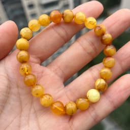 Original Amber Bracelets for Unisex New Genuine Irregular Beads Natural Black Medical Green Healing Jewelry Factory Unique Gift