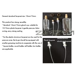 Perfume Bottle Crimping Machine Perfume Bottle Capper Plastic Bayonet Press Sleeve Machine Sealing Machine For Perfume Packaging