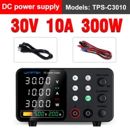 Wanptek 30V 5A 10A 60V 5A 120V 3A Lab DC Power Supply Adjustable Digit Display Memory Function Power Supplies Voltage Regulator
