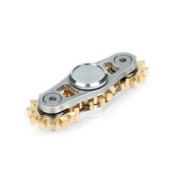 New Double Ferris Gear Fidget Spinner Nine Tooth Linkage Hand Spinner EDC Gear Linkage Finger Gyroscope Toy for Children Adults