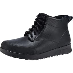 Lovers Lace-up Rain Boots Men Outdoor Non-slip Waterproof Work Water Boots Fashion Couple's Ankle Platform Rainboots Size 36-45