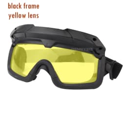 Tactical Glasses 2 Modes Airsoft Goggles Riding Eye Protection for Hiking Paintball Hunting Shooting Eyewear for FAST Helmets