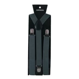Solid Color Elastic Leather Suspenders Clip-on Buckle Men Straps Adjustable Elastic Y-Back Braces For Wedding Suit Accessories