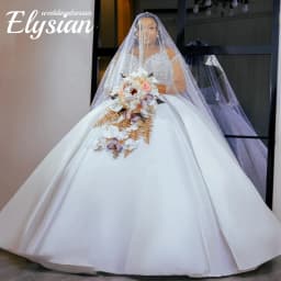 Customized Wedding Dresses For Bride Detachable Train Mermaid Ball Gown Sheer Neck Short Sleeves Beaded Bridal Gowns