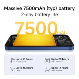 POCO C95 Pro Global Version Smartphone Helio G91-Ultra 7500mAh 45W Turbo Charging 120Hz 50MP 6.9" Display