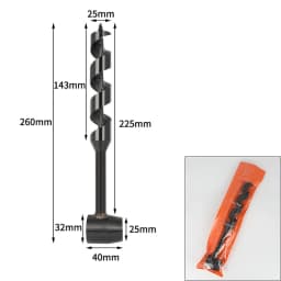 Hand Wood Punch Manual Auger Drill Bush-Craft Carbon Steel Portable Survival Bit Outdoor Extended Drill Bit