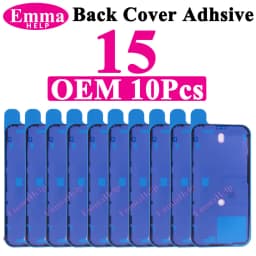 10pcs Waterproof Seal Sticker Back Cover Side For iPhone 16 Plus 15 Pro Max 14 17E Front LCD Display Adhesive Glue