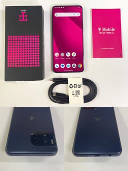 Global Version T-Mobile Revvl 7 Pro 5G 256GB Cellphone Snapdragon 6 Gen 1 NFC 50MP OIS Camera 5000mAh 6.78'' AMOLED Display