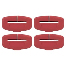 Car seat belt insertion protective cover card head silent dustproof silicone cover scratch resistant float interior modification
