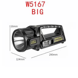 P50 Solar Charging Portable Powerful LED Flashlight Handheld Searchlight USB Rechargeable Spotlight Waterproof Torch Light