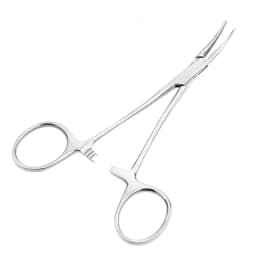 1pc Stainless Steel Hemostatic Forceps Surgical Forceps Tool Hemostat Locking Clamps Forceps Fishing Pliers Curved/Straight Tip