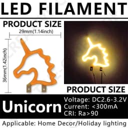 LED Flexible Filament 3V for LED Incandescent Lamp Christmas Tree Lights Party Home Party Christmas Decorations Accessories DIY