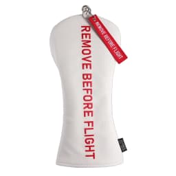 Red Remove Before Flight Golf Headcover Golf 460CC Driver Cover Wood Hybrid Mallet Cover
