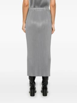 Miyake Pleated Basics Medium Length Skirts