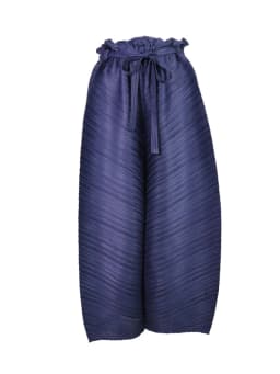 Miyake Pleated Broad Leg Harem Pants Women Spring Summer Loose Belt Trousers Black Aesthetic Clothes TP5002