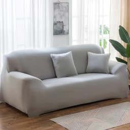 Solid Color Elastic Sofa Covers for Living Room Spandex Sectional Corner Sofa Slipcovers Couch Chair Cover 1/2/3/4 Seater