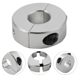 Clamp Collar  Double Split  13-30mm Inside  Diameter  Shaft Collar Clamp Type  Aluminum Alloy Fixed Rings Clamp Collar