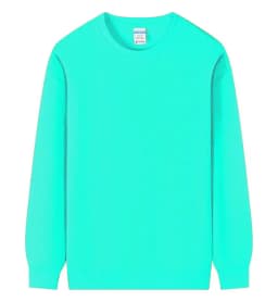 Customized Print Men Women Round-Neck Sweatshirt Loose Solid Color Classic Pullover Spring Autumn Fashion Personality Streetwear