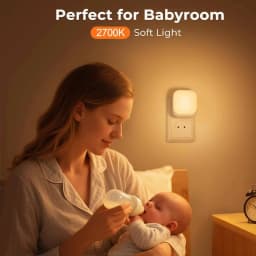 Night Light with 3 Brightness Dimmable for Bedroom Night Light Socket with Twilight Sensor Light For Hallway, Kitchen