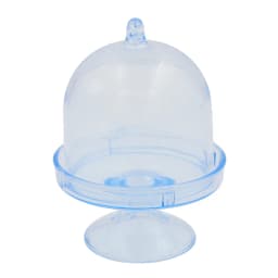 4/6/8/10CM Doll Glass Dome Display Wood Cork Bell Jar With Wooden Base Decoation Craft Table Decoation Craft