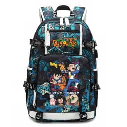 Dragon Ball Z Printed Student Backpack Large Capacity Casual Daypack for Kids Teenagers School Travel