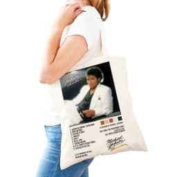 Michael Jackson Lady Shopping Bags Double Print Super Star Women Shopper Tote Bag Lightweight Album Girl Shop Satchel