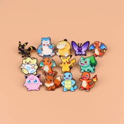Cute Anime Monster Enamel Pin Cool Duck Turte Brooch Pines Lapel Pins Badge on Backpack Costume Accessories Jewelry Friends Gift