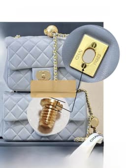  CF Small Gold Ball Leboy 19 Bag Screw Repair Parts Handle 255 Accessories Other Types for Spring 2025 Handbags