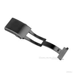Extended Fold Solid Watch Buckle for Seiko 18mm 20mm 22mm Silver Double Push Safety Milled Clasp Stainless Steel Watchband Clasp