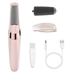 Rechargeable Electric Foot File 1+10 Set Callus Remover Machine Pedicure Device Foot Care Tools For Heels Remove Dead Skin Black