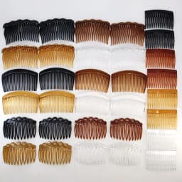 24PCS Simple and Stylish Four Color 9/11/23 Teeth French Twisted Hair Combs For Women and Girls Headwear Hair Accessories