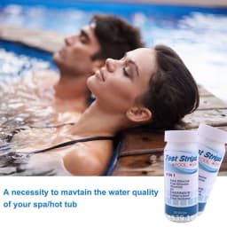 50 Pcs/Bottle 6 In 1 Multipurpose Chlorine PH Test Strips SPA Swimming Pool Water Tester Paper