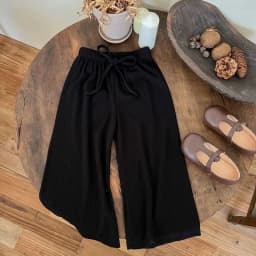 Spring Autumn Girls Solid Color Korean Casual Pants Fashion Children Elastic Wide Leg Pant Simple Versatile Baby Trousers