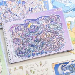 Paper 20pcs Oversized Miniature Scene Sticker Book 7.0 3D Diorama Journal Decor, Creative Collage Material DIY Stress Relief