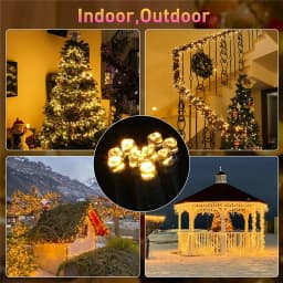 10M/20M/30M Christmas Garland String Lights Outdoor 8 Modes Waterproof Fairy Lights for Garden Party Wedding New Year Decor