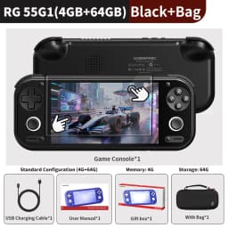 Anbernic RG 55G1 Retro Handheld Game Console 5.5" IPS Android 6000mAh 3D Hall Joystick Trigger AI WiFi RG55G1 Video Games Player