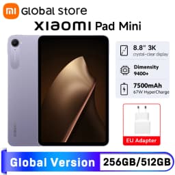 Global Version Xiaomi Pad Mini 8GB/12GB RAM 7500mAh Battery 67W HyperCharge MediaTek Dimensity 9400+ 8.8' 3K Ultra-Clear Display