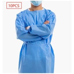 Disposable Breathable Dustproof Water Resist Work Isolation Clothing Gown Dental Anti-oil Stain Nursing Gown Labour Overall Suit