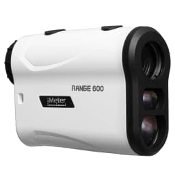IMeter 656Y Golf Laser Range Finder with Slope Adjustment Flag Lock Vibration Angle Meter for Hunting White