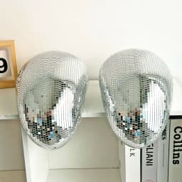 Melted Disco Ball Modern Home Decor Handmade Mirror Ball Aesthetic Room Decor Melting Disco Ball Bling Funky Room Decor