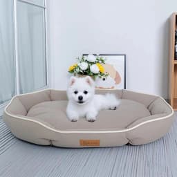B-Square All Seasons Small Dog Bed Anti-slip Sleeping Cat Bed Breathable Soft Dog Bed for Medium Dog Cushion Pet Bed for Cat