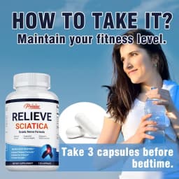 Relieve Sciatica Capsules - Relieve Joint Pain, Relax Muscles, Support Nerve and Bone Health, Balance Inflammation