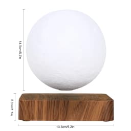Moon Lamp Creative 3D Magnetic Levitation LED Night Light Rotating Moon Floating Lamp Home Decoration Holiday DIY Fashion Gift