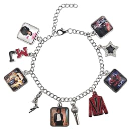 Michael Jackson Bracelets for Women Men Commemorative Series Charms Pendant Chain Bangle Music Fans Jewelry Gifts